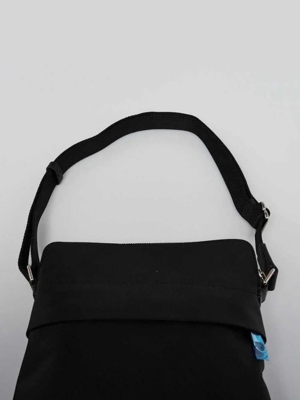 Burberry Black Nylon Logo Print Small Shoulder Bag - Picture 8 of 12